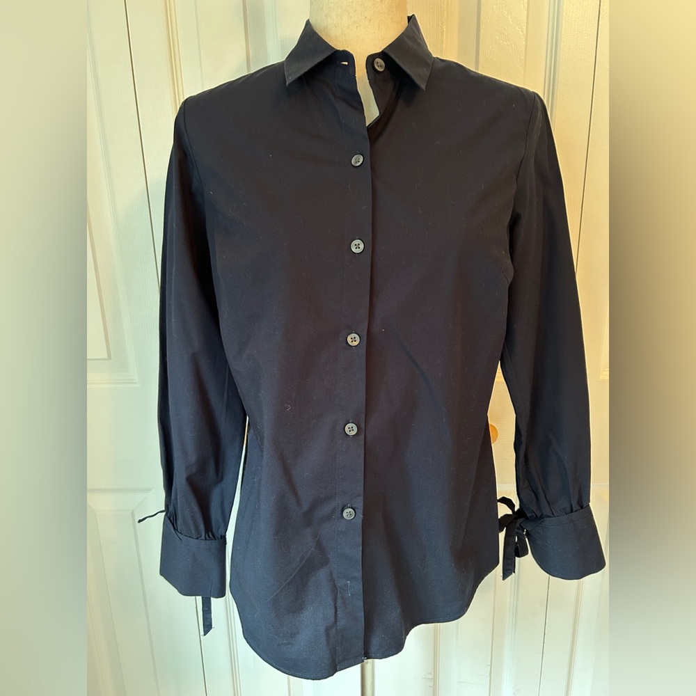 Banana Republic Navy Tailored Fit Shirt